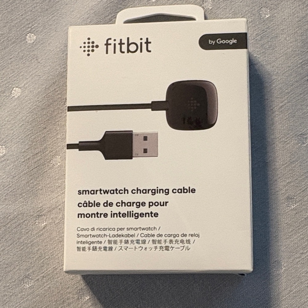 Fitbit Black Smartwatch Charging Cable